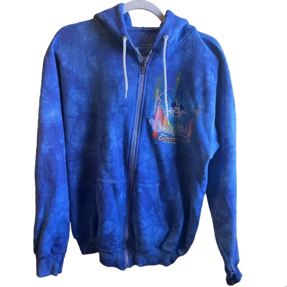 Disneyland Walt Disney World by Hanes World of Color zip up sweatshirt M